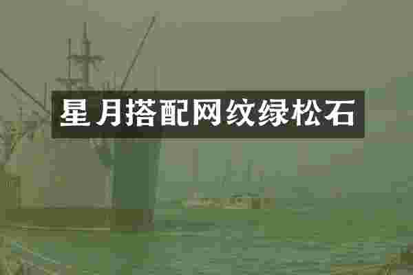 星月搭配网纹绿松石