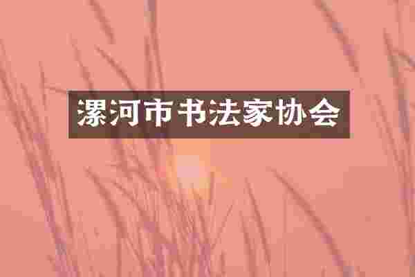 漯河市书法家协会