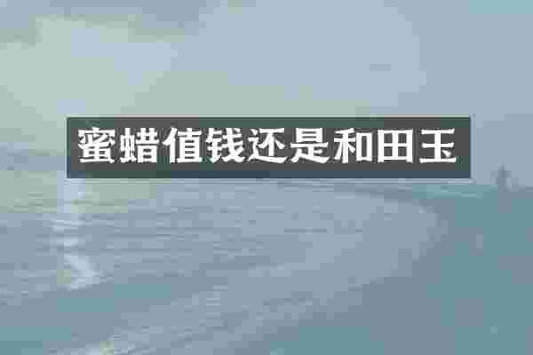 蜜蜡值钱还是和田玉