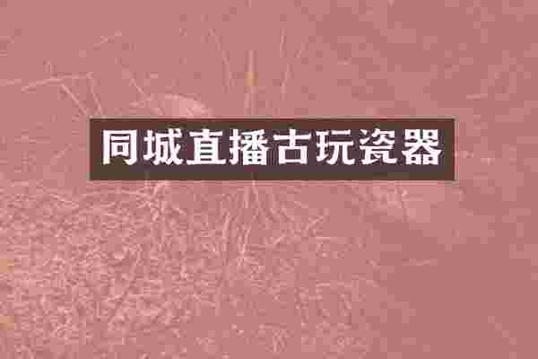 同城直播古玩瓷器