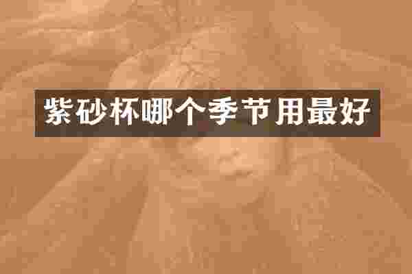 紫砂杯哪个季节用最好