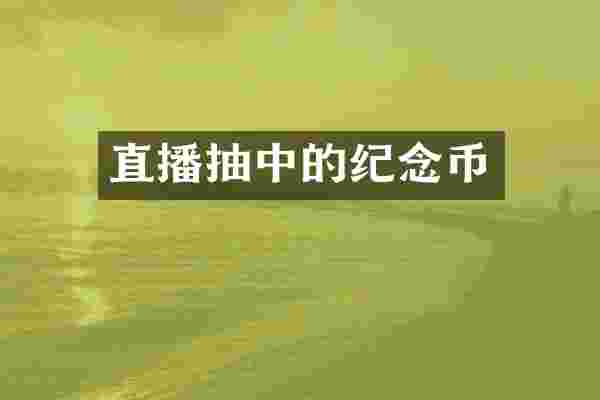 直播抽中的纪念币