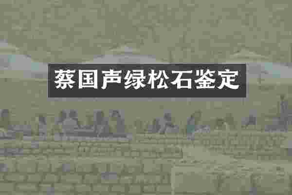 绿松石鉴定