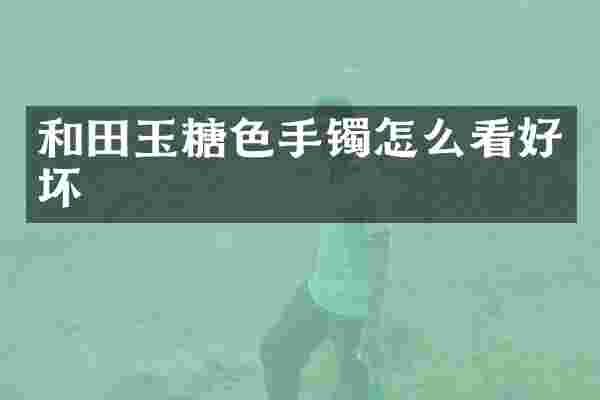 和田玉糖色手镯怎么看好坏