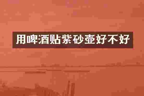 用啤酒贴紫砂壶好不好