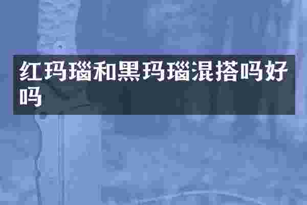 红玛瑙和黑玛瑙混搭吗好吗