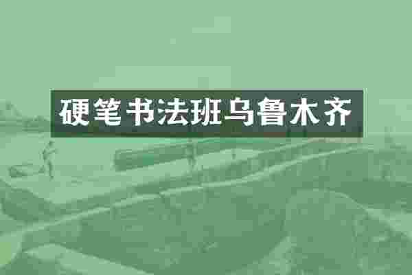 硬笔书法班乌鲁木齐