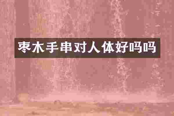 枣木手串对人体好吗吗