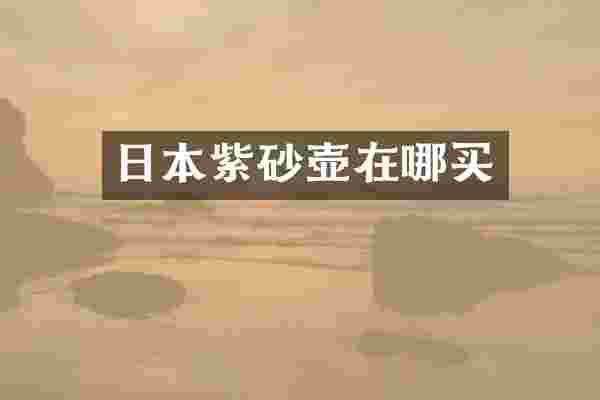 日本紫砂壶在哪买