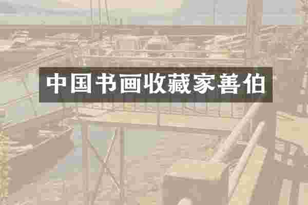中国书画收藏家善伯