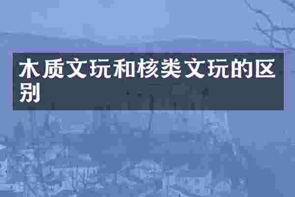 木质文玩和核类文玩的区别