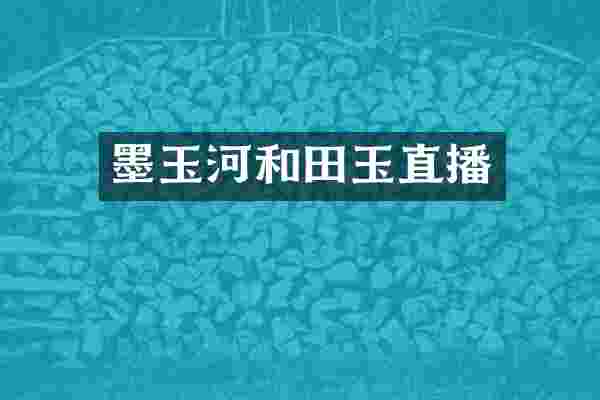 墨玉河和田玉直播