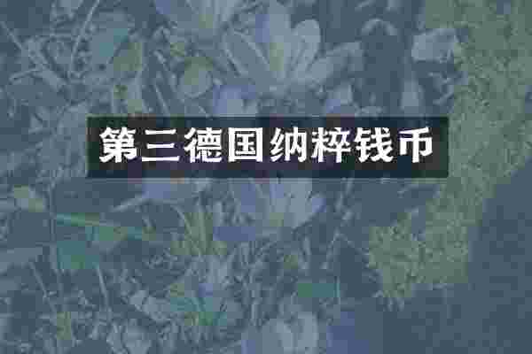 第三德国纳粹钱币