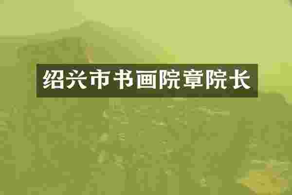 绍兴市书画院章院长