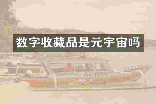 数字收藏品是元宇宙吗