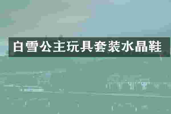 白雪公主玩具套装水晶鞋
