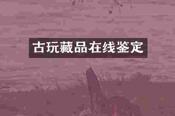 古玩藏品在线鉴定