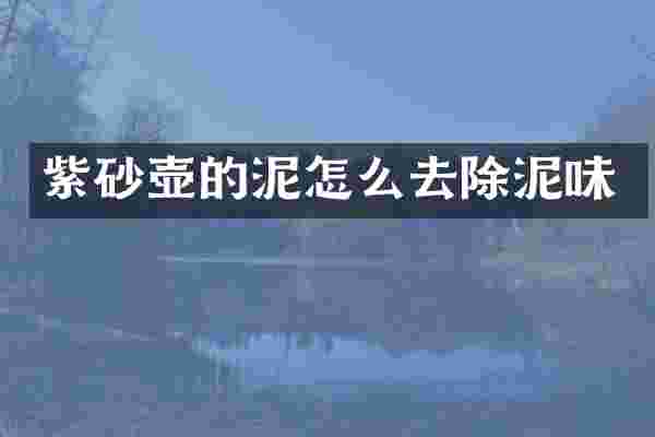 紫砂壶的泥怎么去除泥味