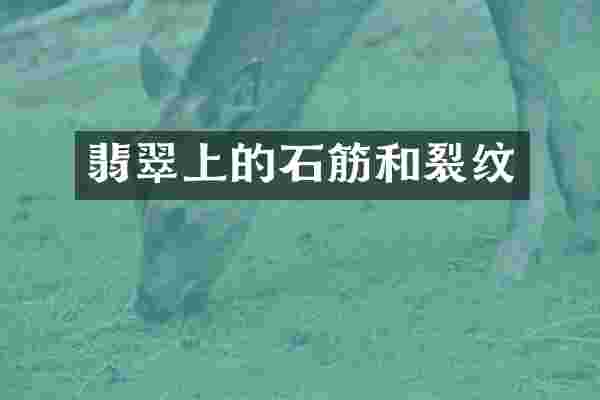 翡翠上的石筋和裂纹