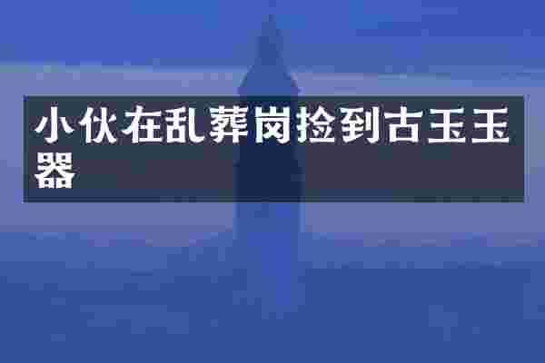小伙在乱葬岗捡到古玉玉器