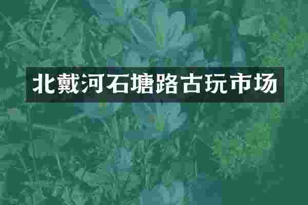 北戴河石塘路古玩市场