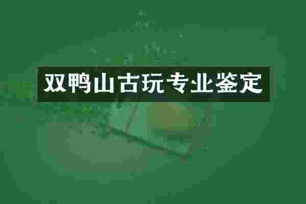 双鸭山古玩专业鉴定