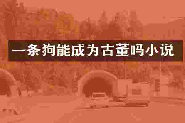 一条狗能成为古董吗小说