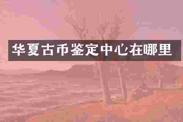 华夏古币鉴定中心在哪里
