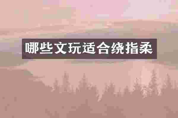 哪些文玩适合绕指柔
