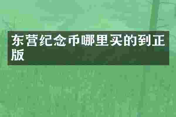 东营纪念币哪里买的到正版