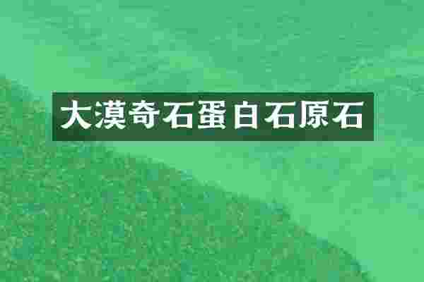 大漠奇石蛋白石原石