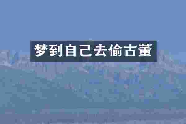 梦到自己去偷古董