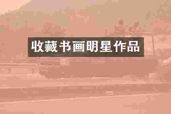收藏书画明星作品