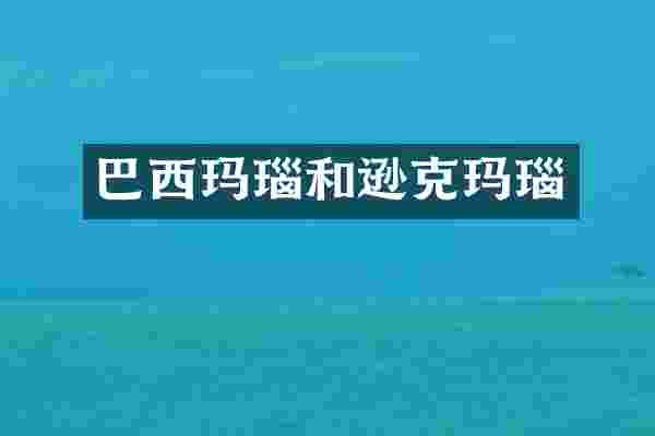 巴西玛瑙和逊克玛瑙