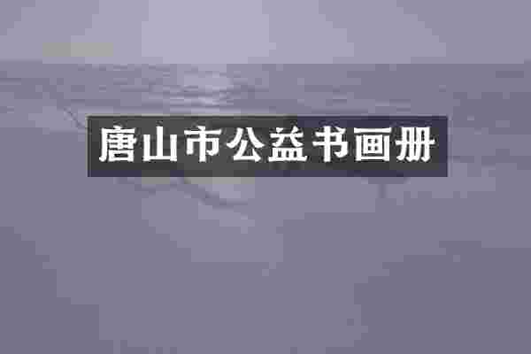 唐山市公益书画册