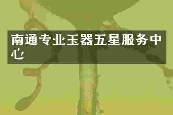南通专业玉器五星服务中心
