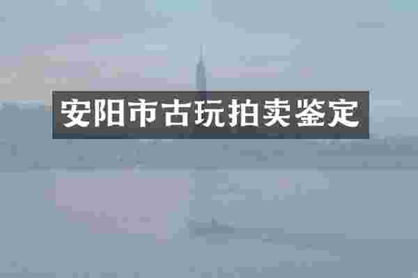 安阳市古玩拍卖鉴定