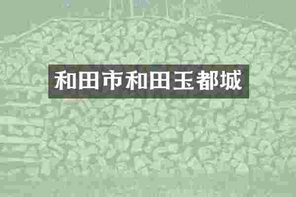 和田市和田玉都城