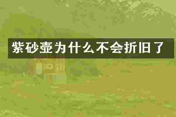 紫砂壶为什么不会折旧了