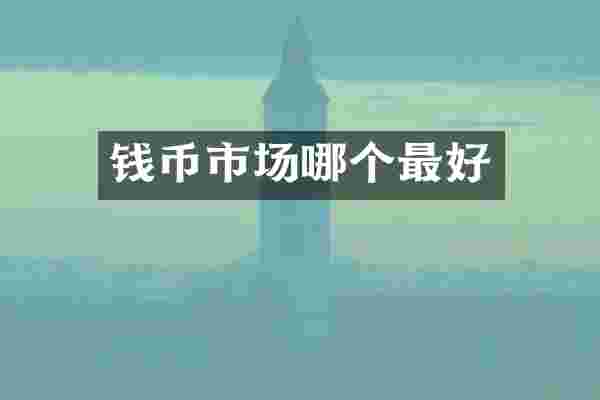 钱币市场哪个最好