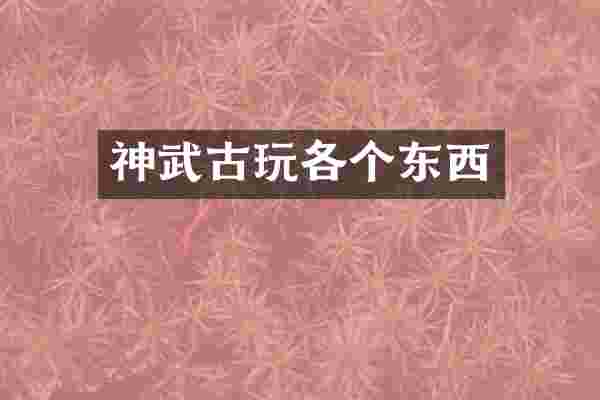 神武古玩各个东西