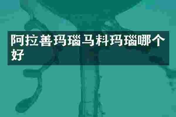 阿拉善玛瑙马料玛瑙哪个好