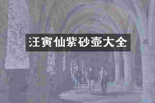 汪寅仙紫砂壶大全