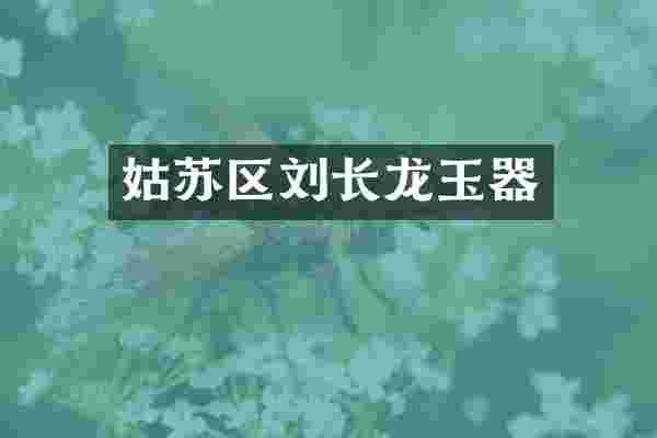 姑苏区刘长龙玉器