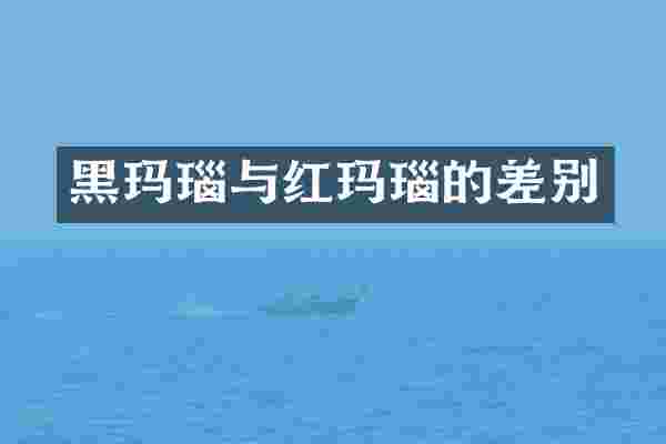 黑玛瑙与红玛瑙的差别