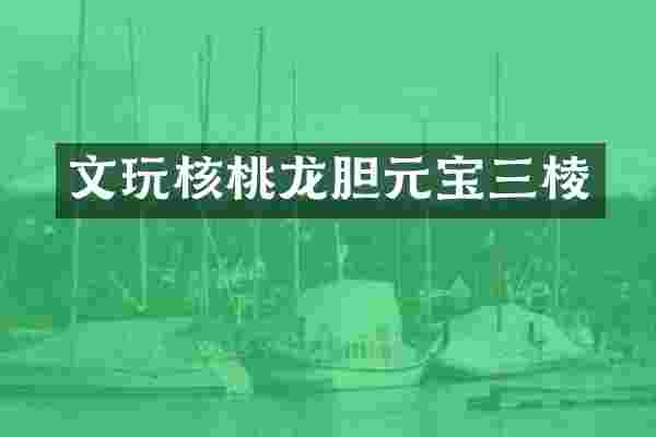 文玩核桃龙胆元宝三棱
