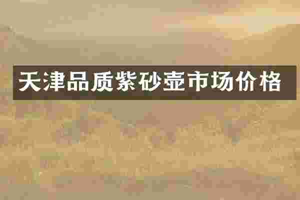 天津品质紫砂壶市场价格