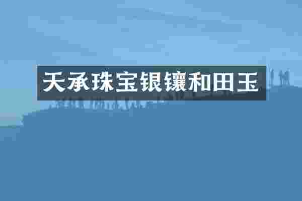 天承珠宝银镶和田玉