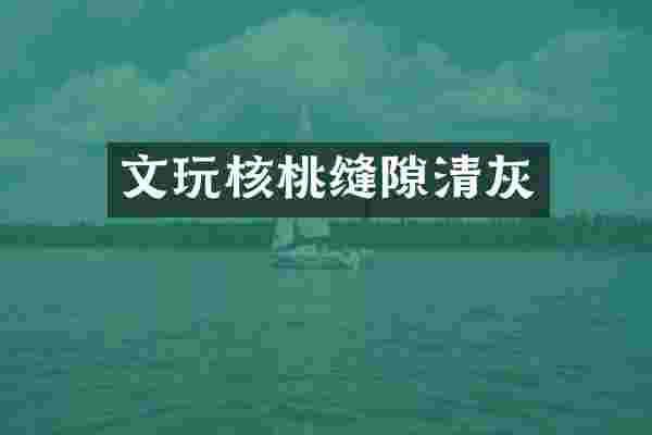 文玩核桃缝隙清灰