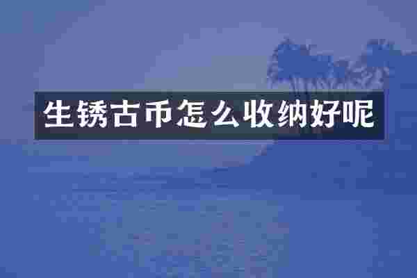 生锈古币怎么收纳好呢